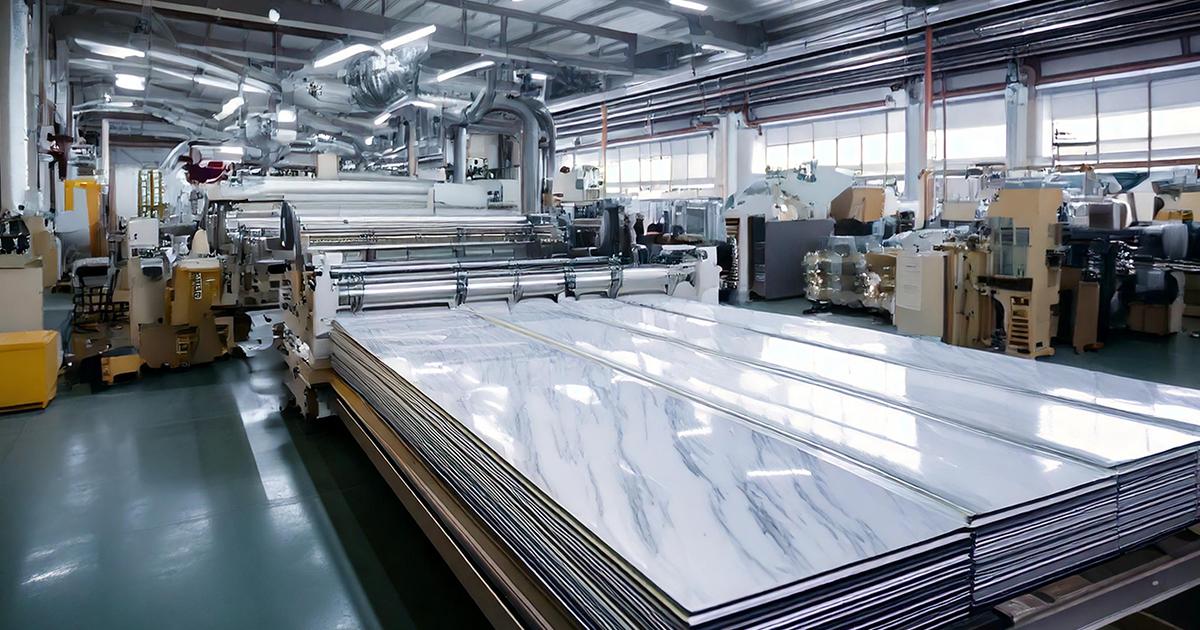 PVC Mermer Plaka Üretim Hattı ile Dekorasyonda Yeni Bir Çağ